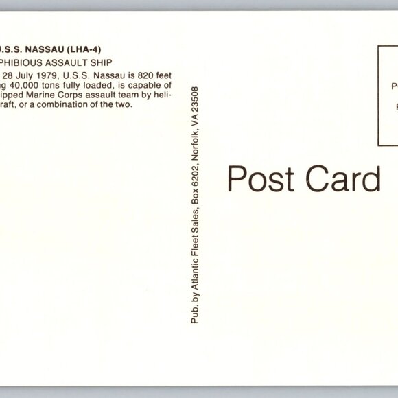 Postcard  Unposted Warships [Assorted] Lot of 8 Historic Collection #1174 - Picture 8 of 16